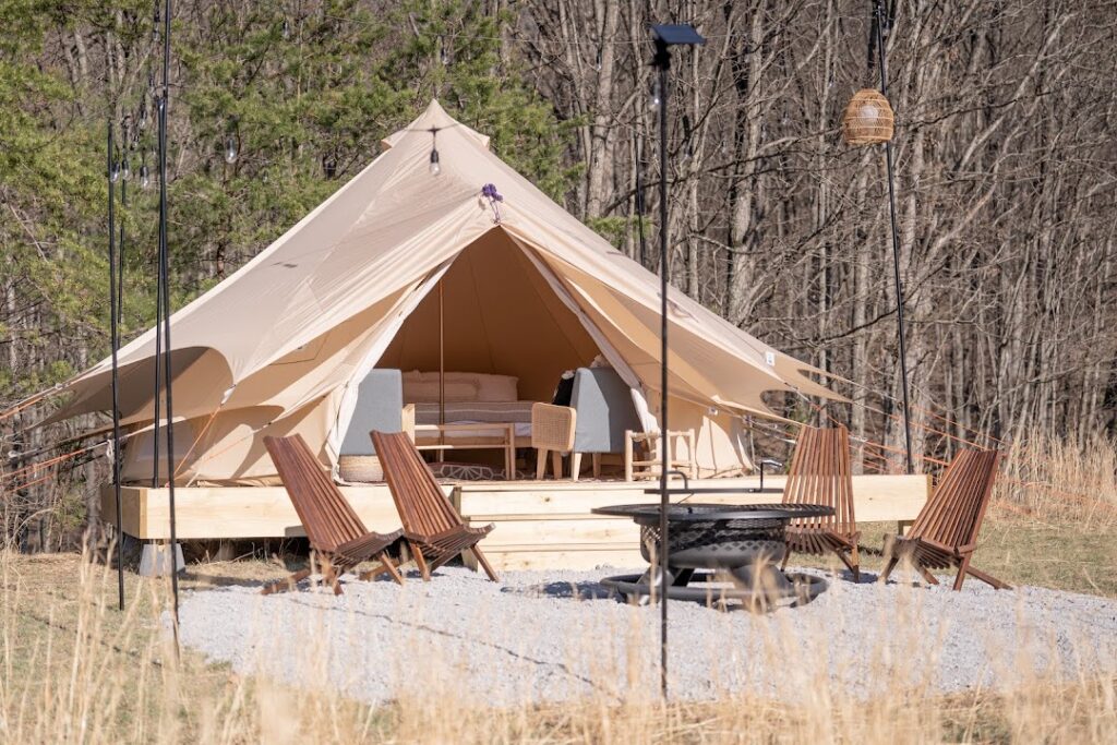 Glamping near Winchester, Virginia