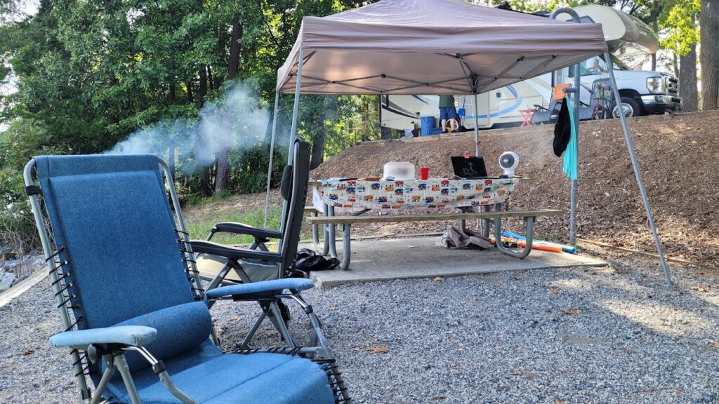 Glamping near Canton, Georgia