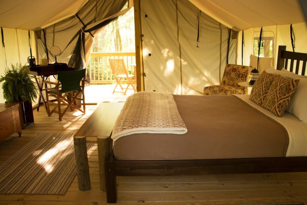 Glamping near Ithaca, New York