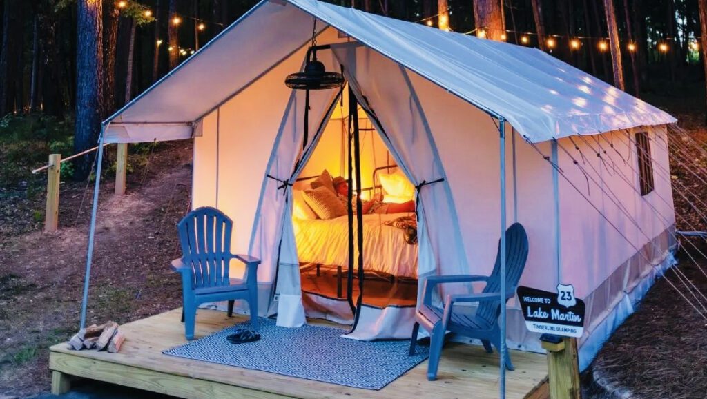 Glamping near Alexander City, Alabama