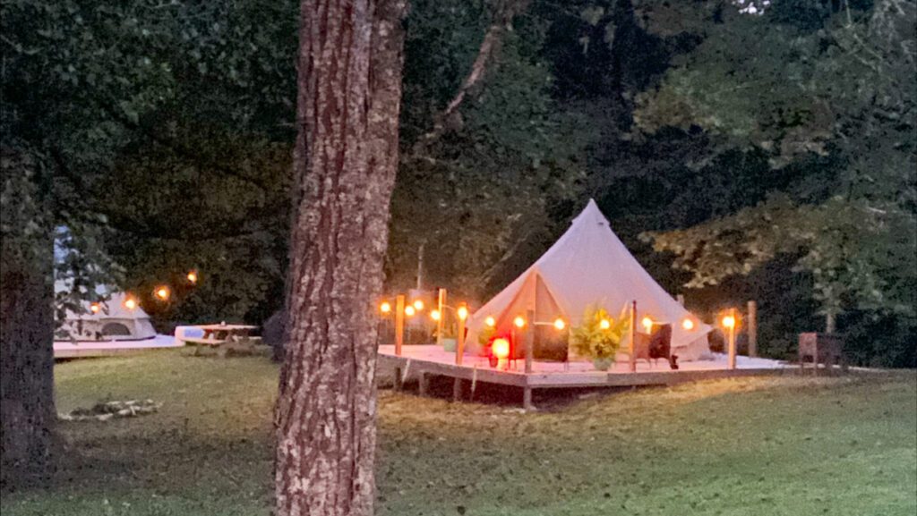 Glamping near Hickory, North Carolina