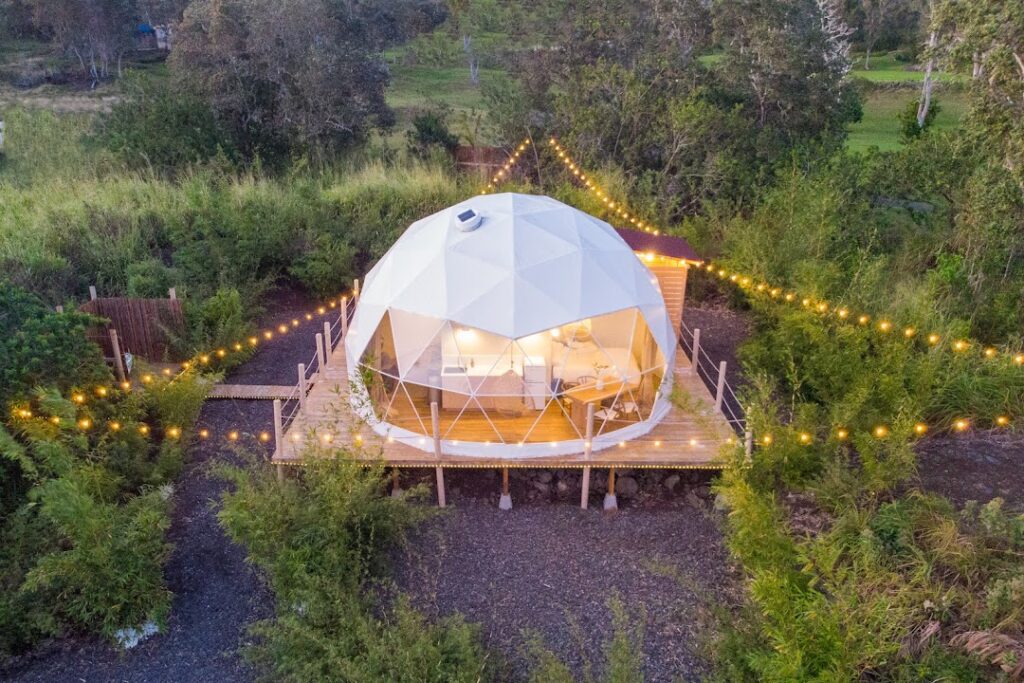 Glamping near Hawaiian Ocean View, Hawaii