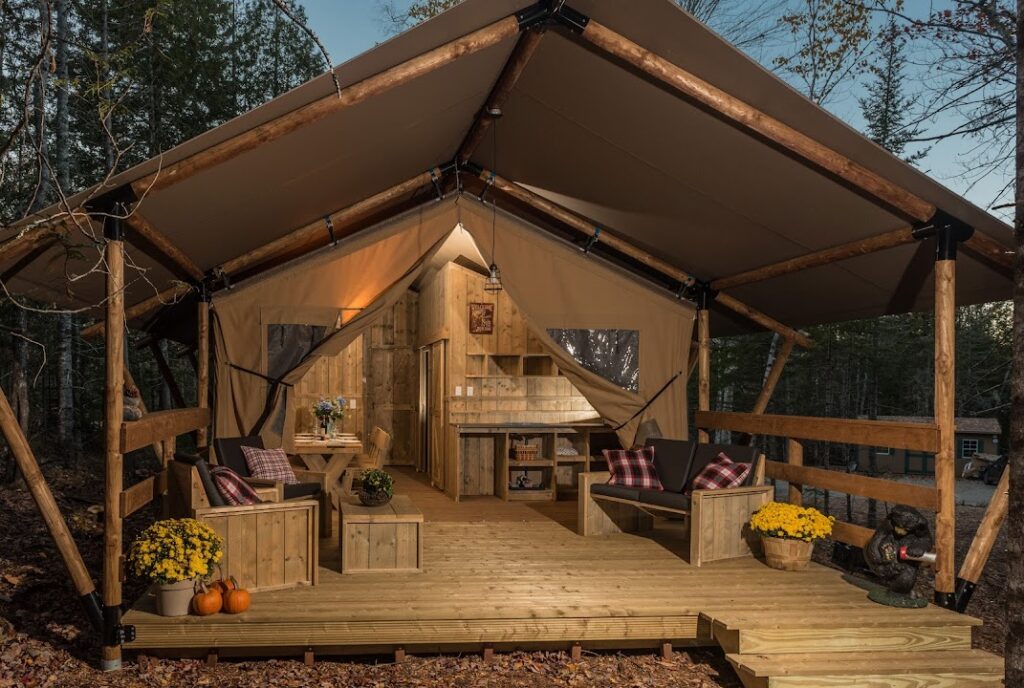 Glamping near Ellsworth, Maine