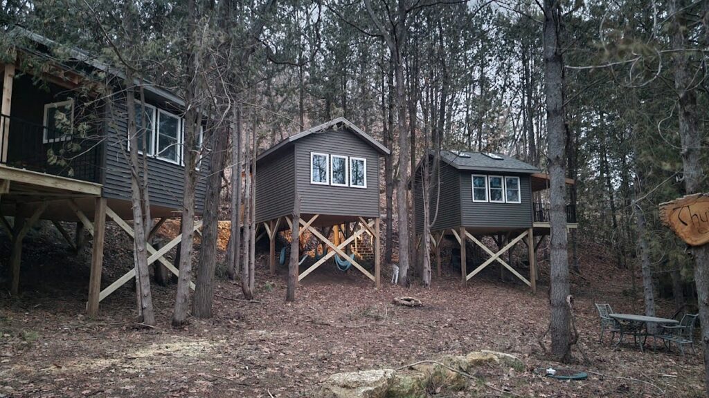 Glamping near Rochester, Minnesota