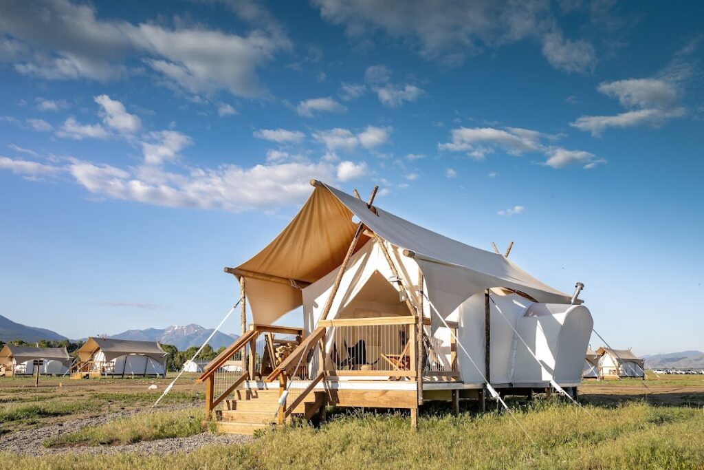 Glamping near Billings, Montana