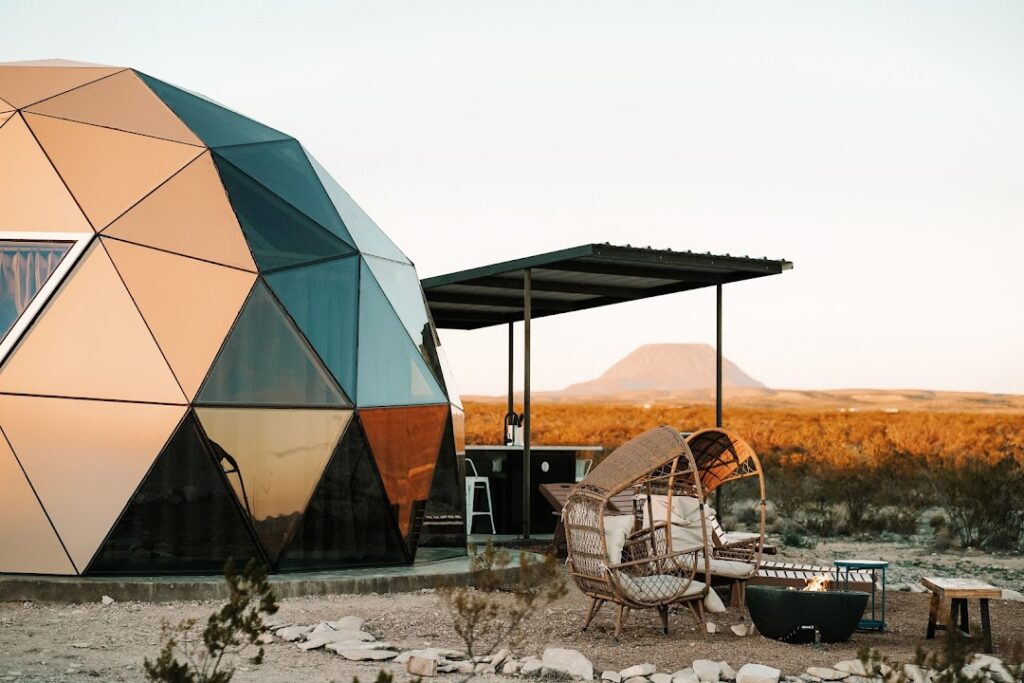 Glamping near Fort Stockton, Texas