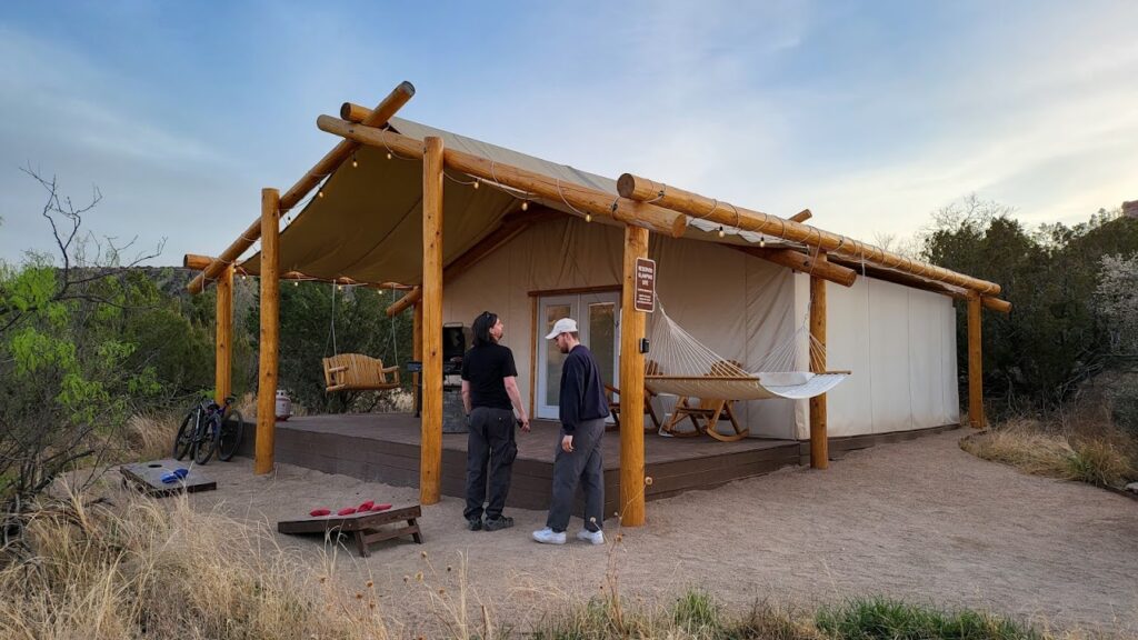Glamping near Amarillo, Texas