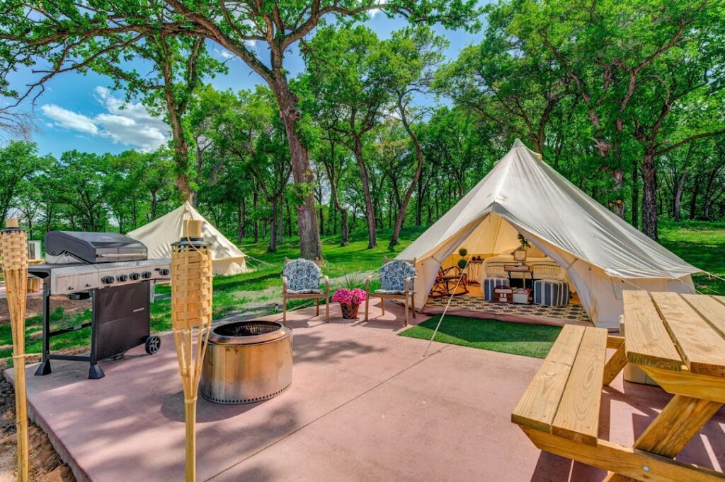 Glamping near New Richmond, Wisconsin