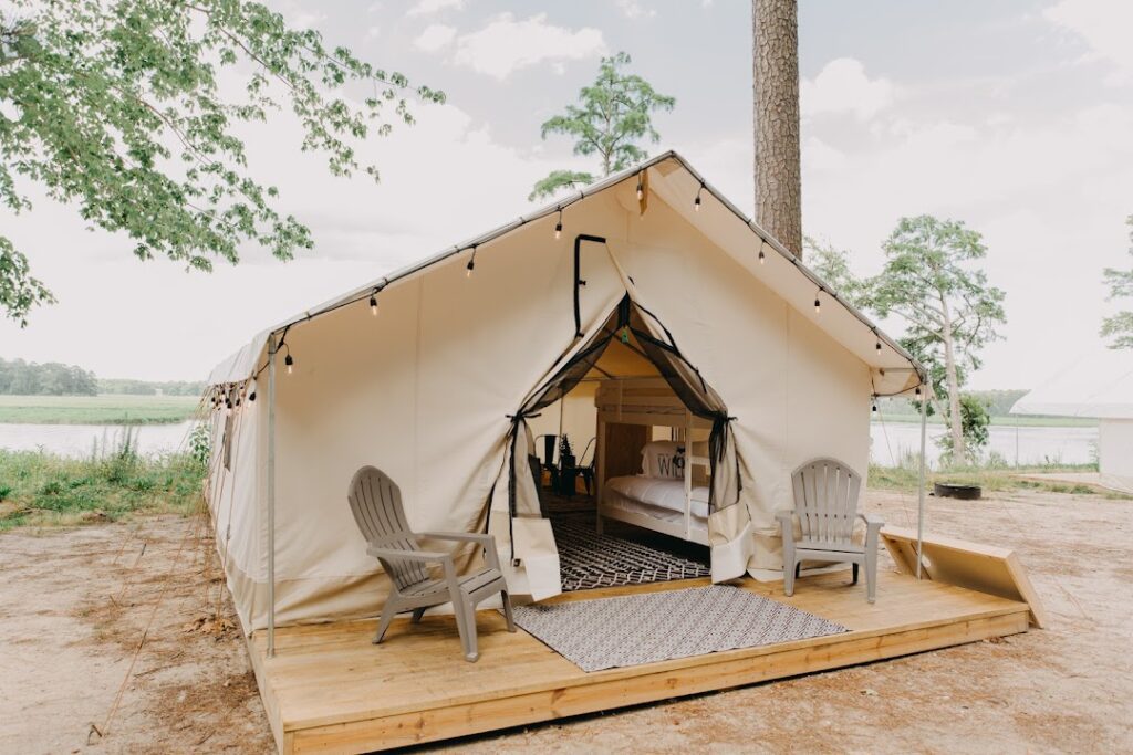 Glamping near Virginia Beach, Virginia